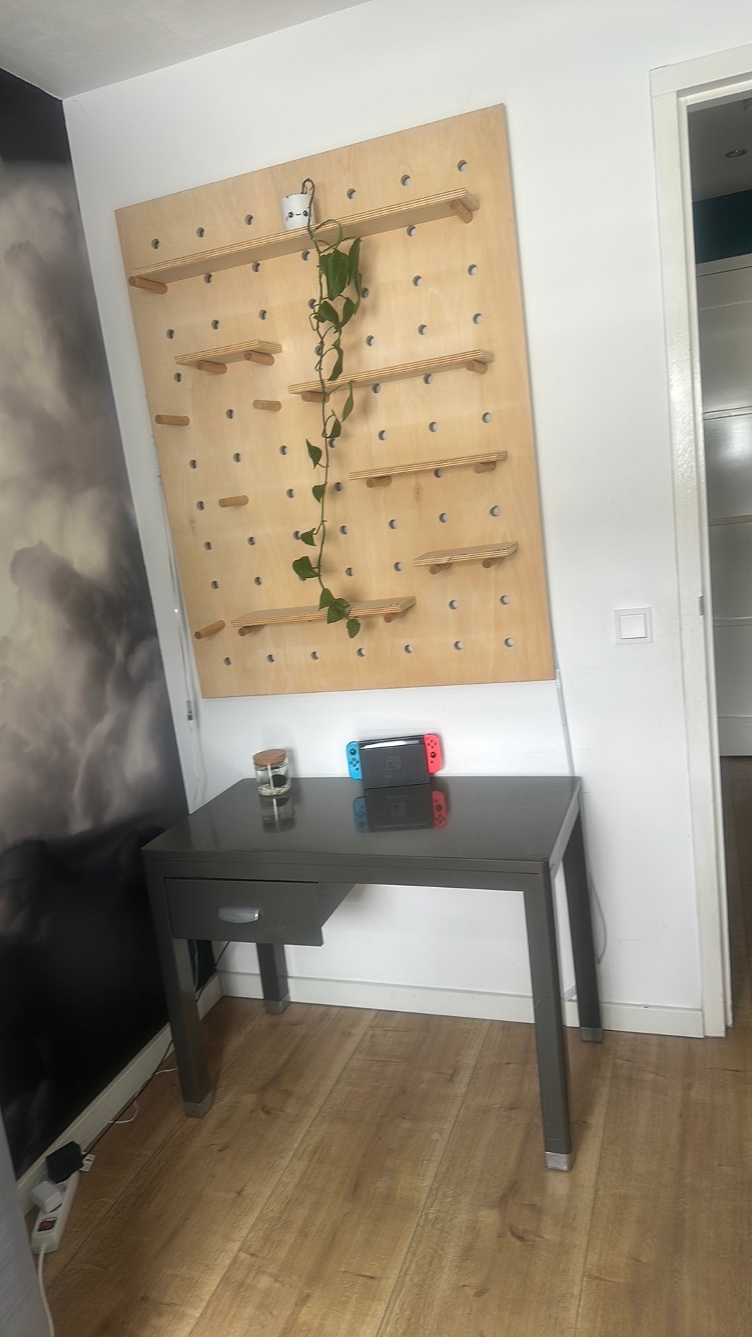 Kinderbureau, Ophalen, Met lades, Metaal, Kinderbureau