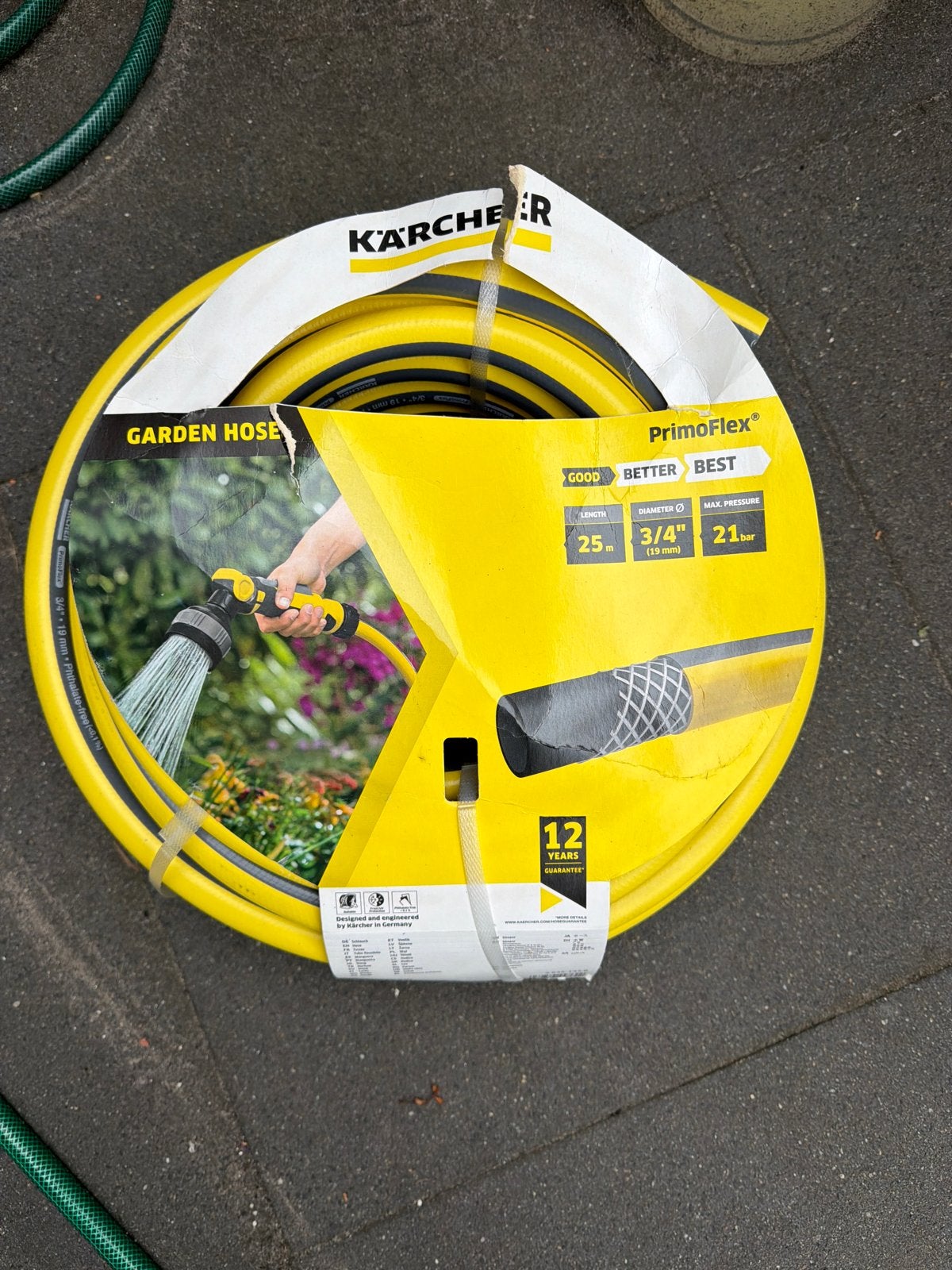 Nieuwe Kärcher Primoflex Tuinslang 25m x 19mm (3/4"), Tuin en Terras, Tuinslangen, Ophalen, Nieuw, Tuinslang