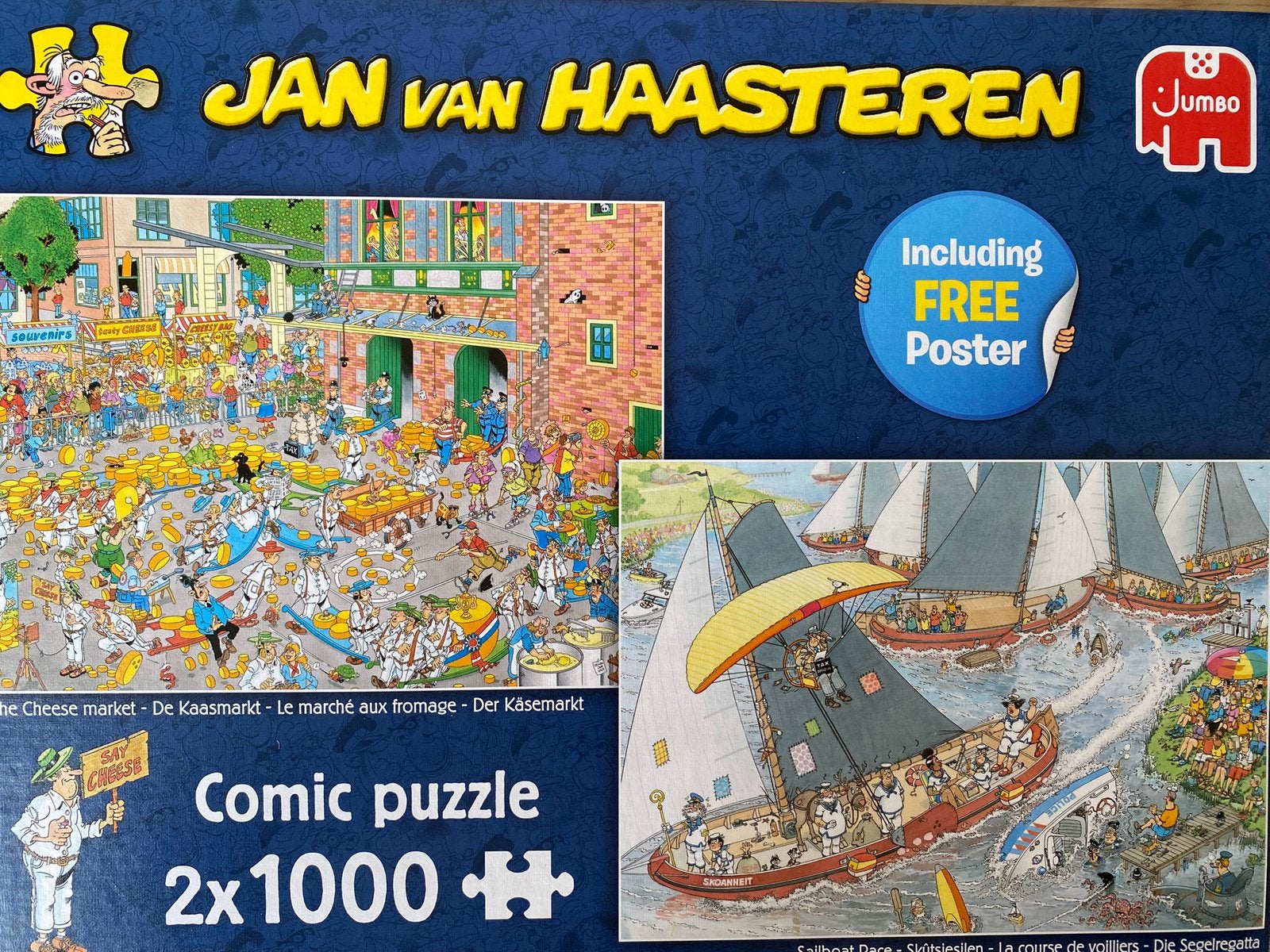 Diverse Jan van Haasteren puzzels, Hobby en Vrije tijd, Denksport en Puzzels, Zo goed als nieuw, Legpuzzel, 500 t/m 1500 stukjes