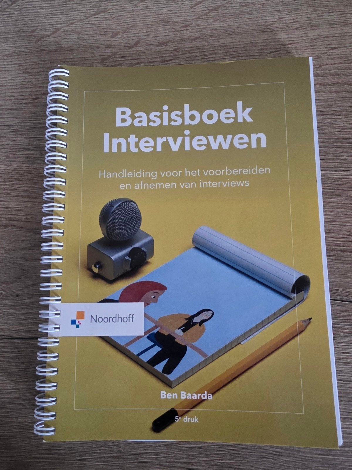 Basisboek Interviewen - Ben Baarda (5e druk), Zo goed als nieuw, Ben Baarda, Gamma, HBO