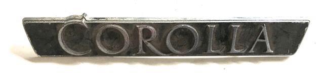 Toyota Corolla  letters logo embleem, Ophalen of Verzenden, Gebruikt, Auto's