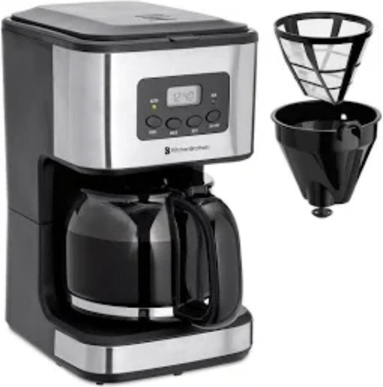 Nieuwe Kitchen brothers koffiezetapparaat voor filterkoffie, 10 kopjes of meer, Ophalen of Verzenden, Nieuw, Koffiemachine
