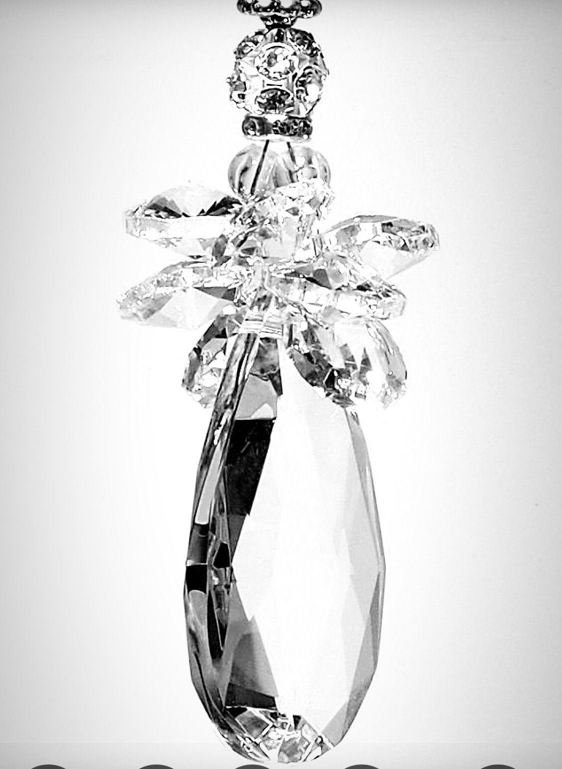 Engelbewaarder van Swarovski en Schönbern kristallen, Verzenden, Nieuw, Huisaccessoire
