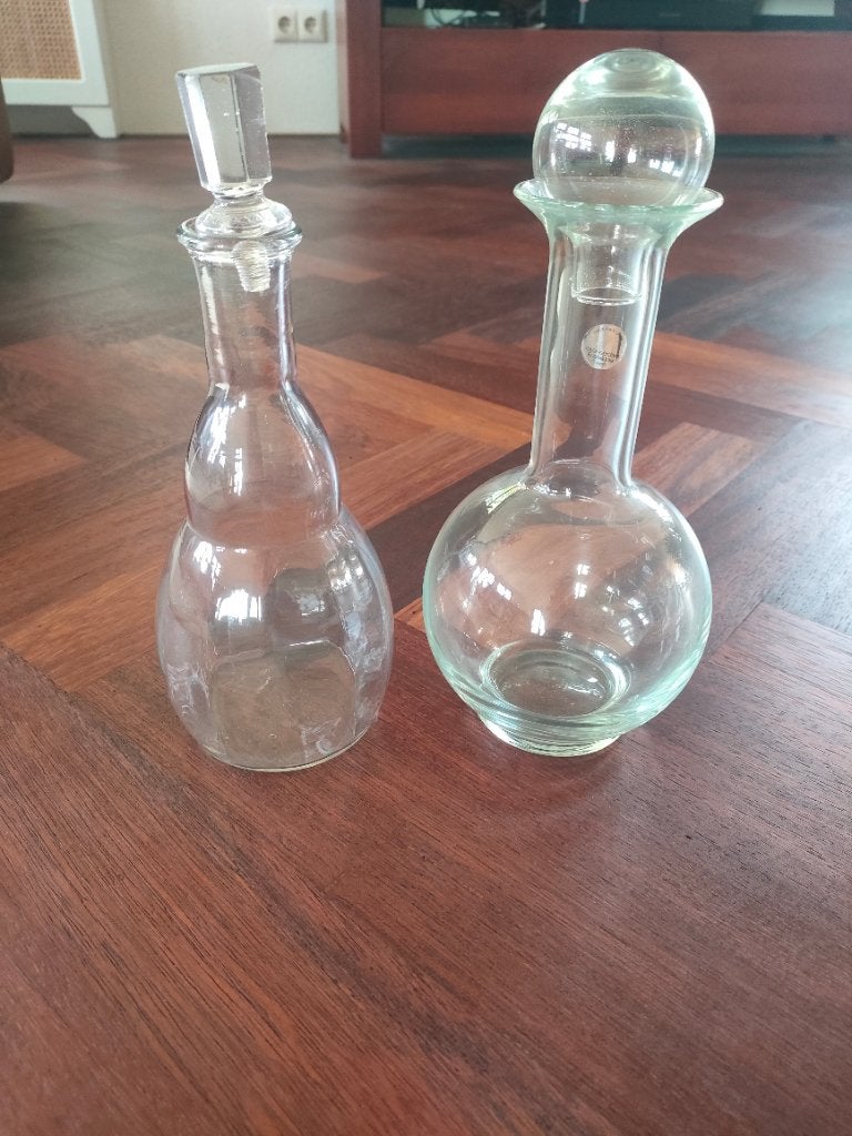 Karaf vintage 2x, Ophalen