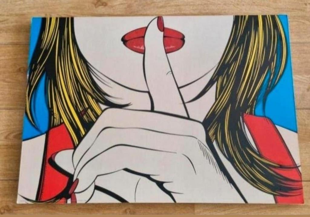 Pop Art Deborah Azzopardi, Antiek en Kunst, Kunst | Schilderijen | Abstract, Ophalen