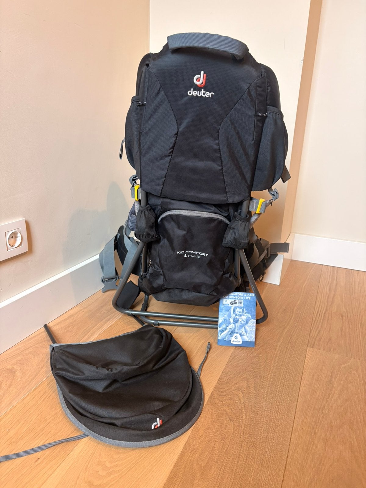 Deuter kid comfort 1 plus - zo goed als nieuw, Zo goed als nieuw, Rug, Draagzak, Ophalen