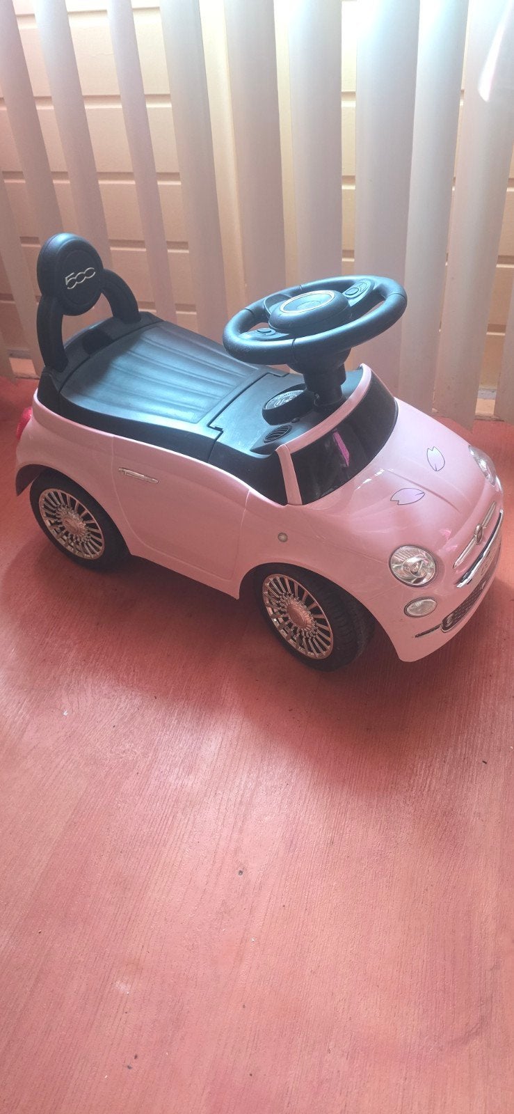 loop auto fiat 500 en nieuw stoeltje, Ophalen, Nieuw