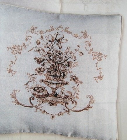 Borduurpatroon  Sepia Bloemen pracht  nr 5830, Verzenden, Nieuw, Handborduren, Patroon