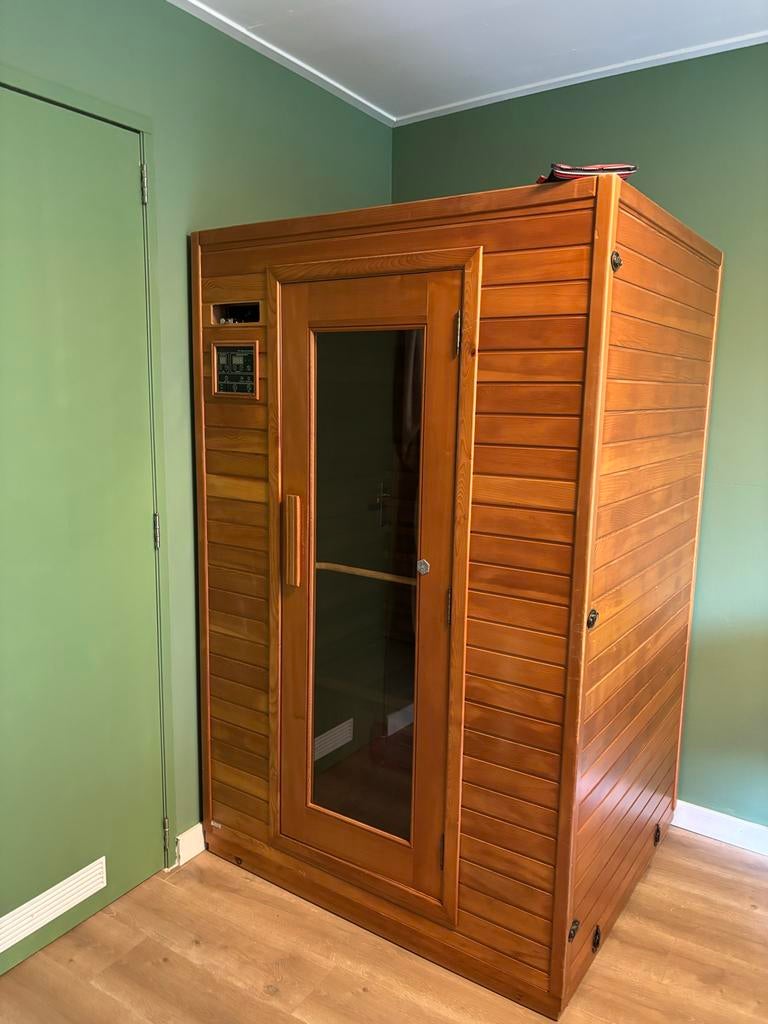 Infrarood sauna (2 persoons), Ophalen, Gebruikt, Infrarood, Complete sauna