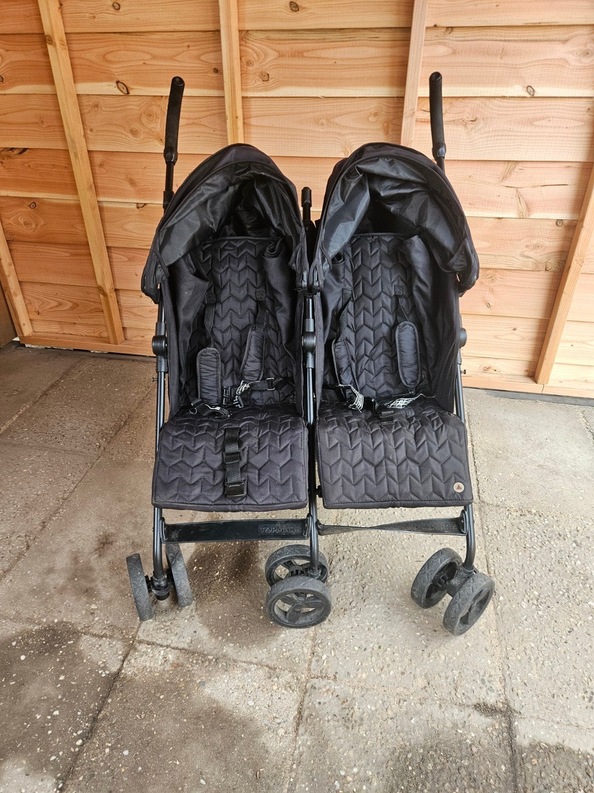Duo buggy, Kinderen en Baby's, Tweelingen en Meerlingen, Gebruikt, Kinderwagen of Buggy, Ophalen