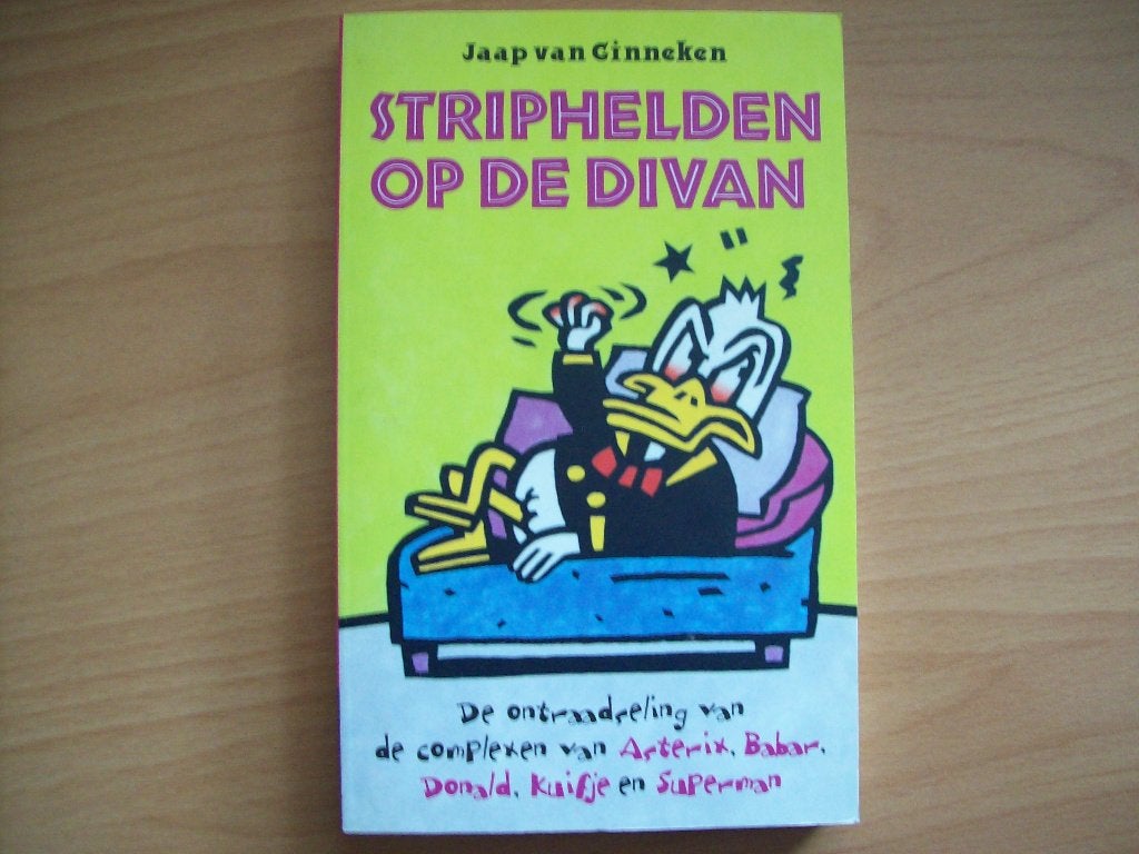 Striphelden Op De Divan: De Complexen van Asterix, Babar, Do, Boeken, Jaap van Ginneken, Overige typen, Ophalen of Verzenden, Zo goed als nieuw