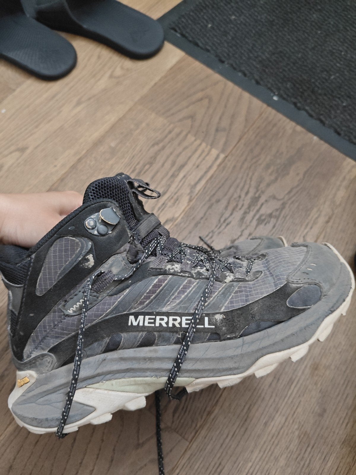 Merrell Moab speed mid gtx maat 37.5 wandelschoenen - Gebrui, Ophalen of Verzenden