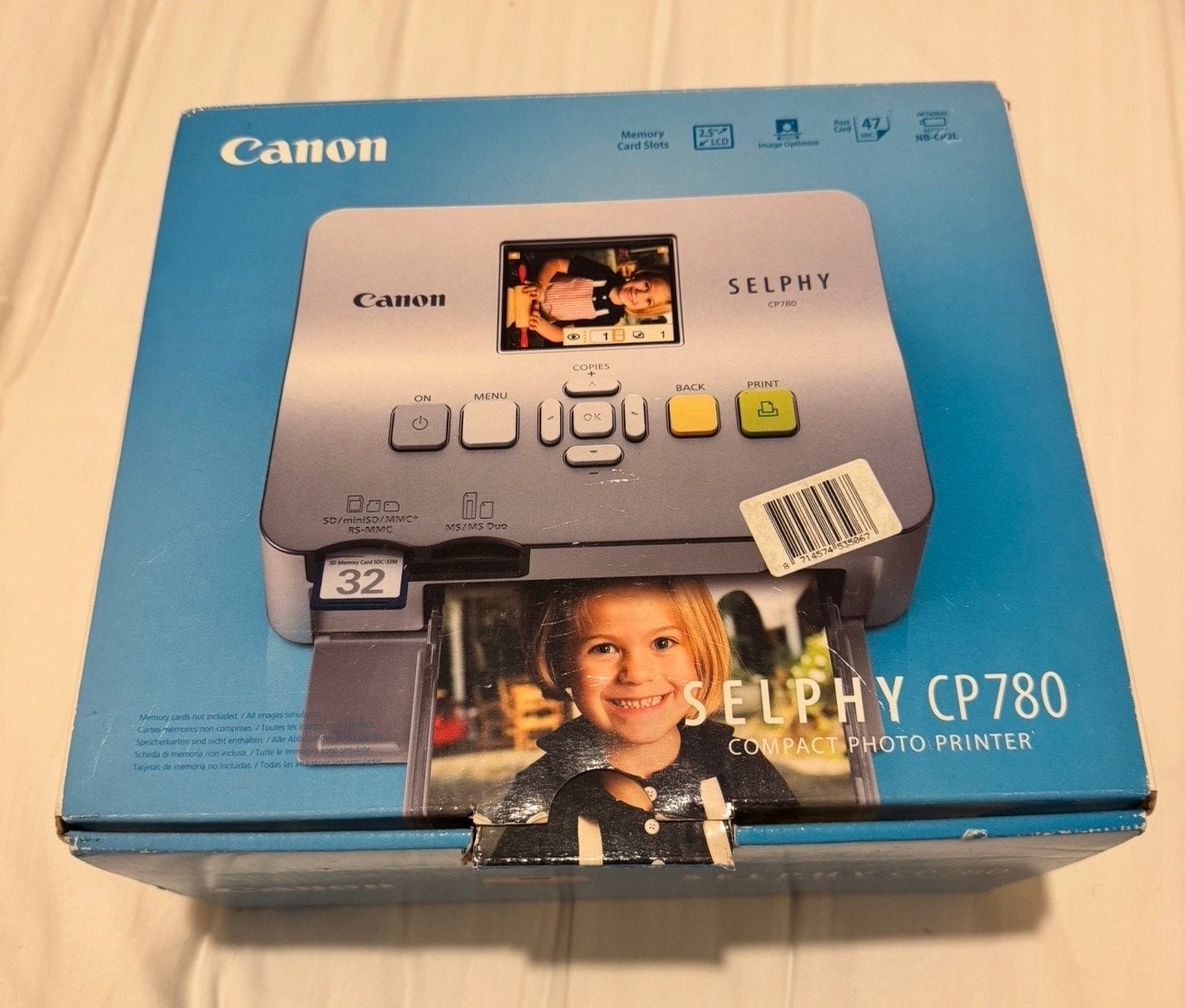 Canon Selphy CP780 Compacte Fotoprinter - Zo goed als nieuw, Fotoprinter, PictBridge, Kleur printen, Ophalen of Verzenden