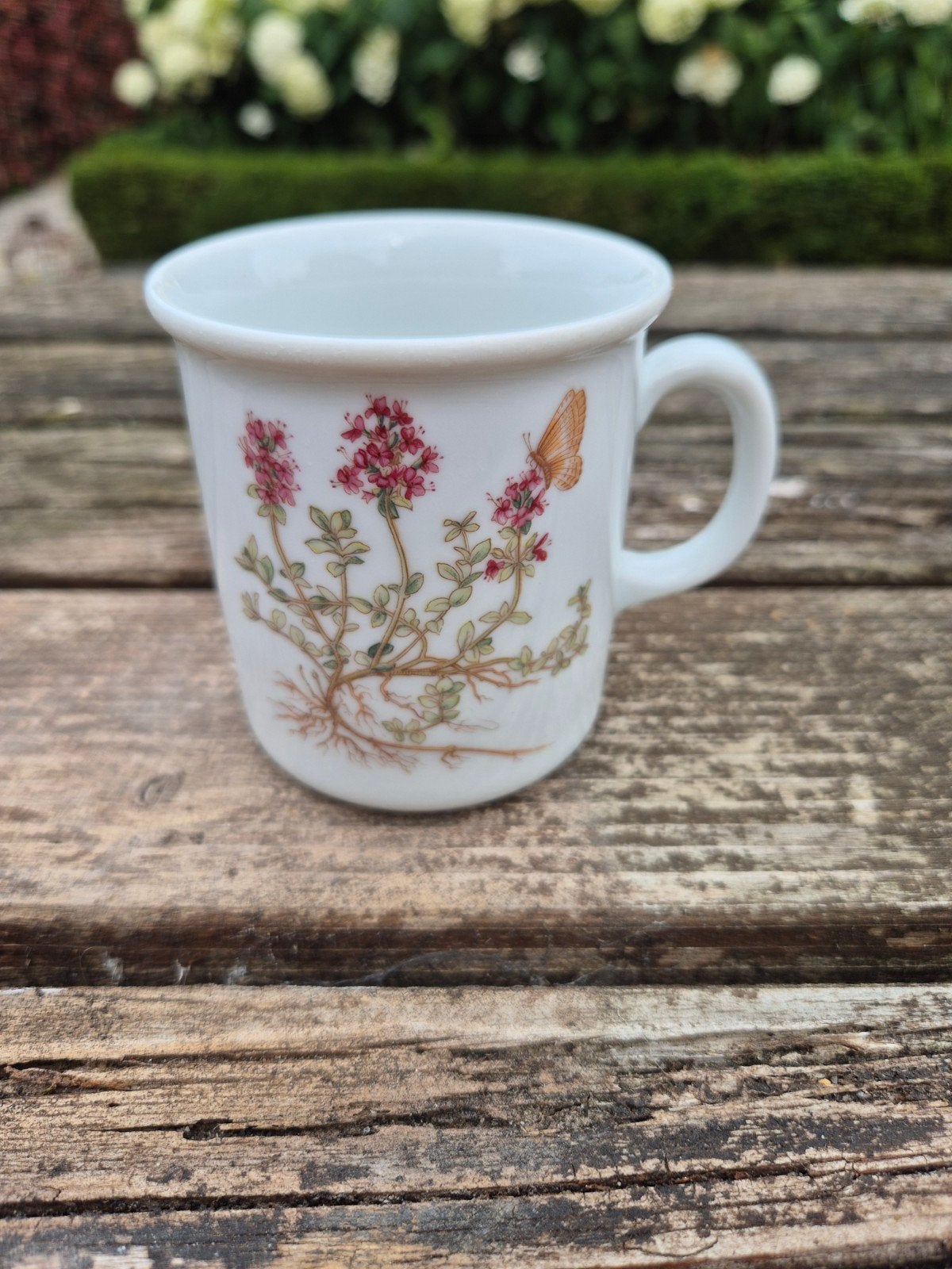 Vintage mok Bavaria Kronester met bloemen, Overige merken, Vintage, Zo goed als nieuw, Mok