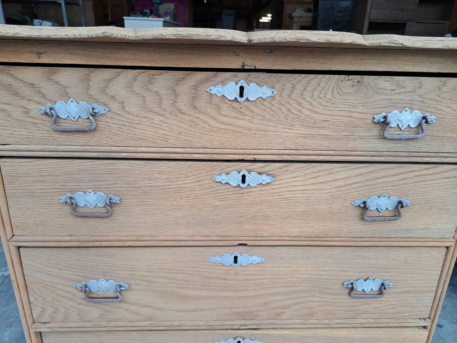 eikenhouten ladekast, R.kooij65@gmail.com, Gebruikt, Christiaen Huygensstraat, Minder dan 100 cm