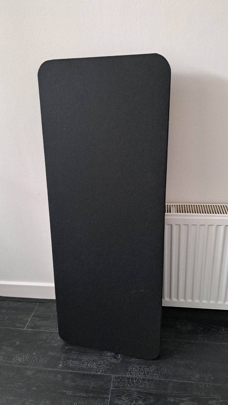 3 zwarte viltpanelen voor een staande piano, Muziek en Instrumenten, Ophalen, Zo goed als nieuw, Zwart