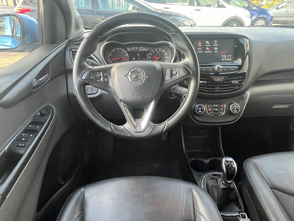 Opel KARL 1.0 ecoFLEX Innovation 75PK Automaat,Carplay,Clima, Auto's, Opel, 839 kg, Gebruikt, Euro 6, Blauw