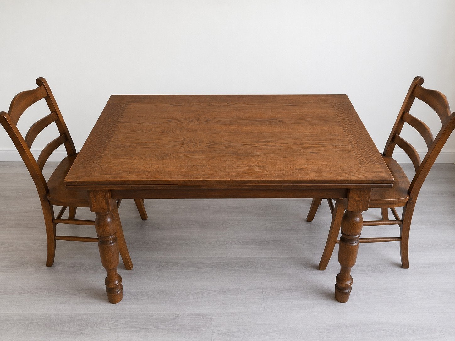 Uitklapbare eettafel van eikenhout, Ophalen, Gebruikt, 100 tot 150 cm, Eikenhout
