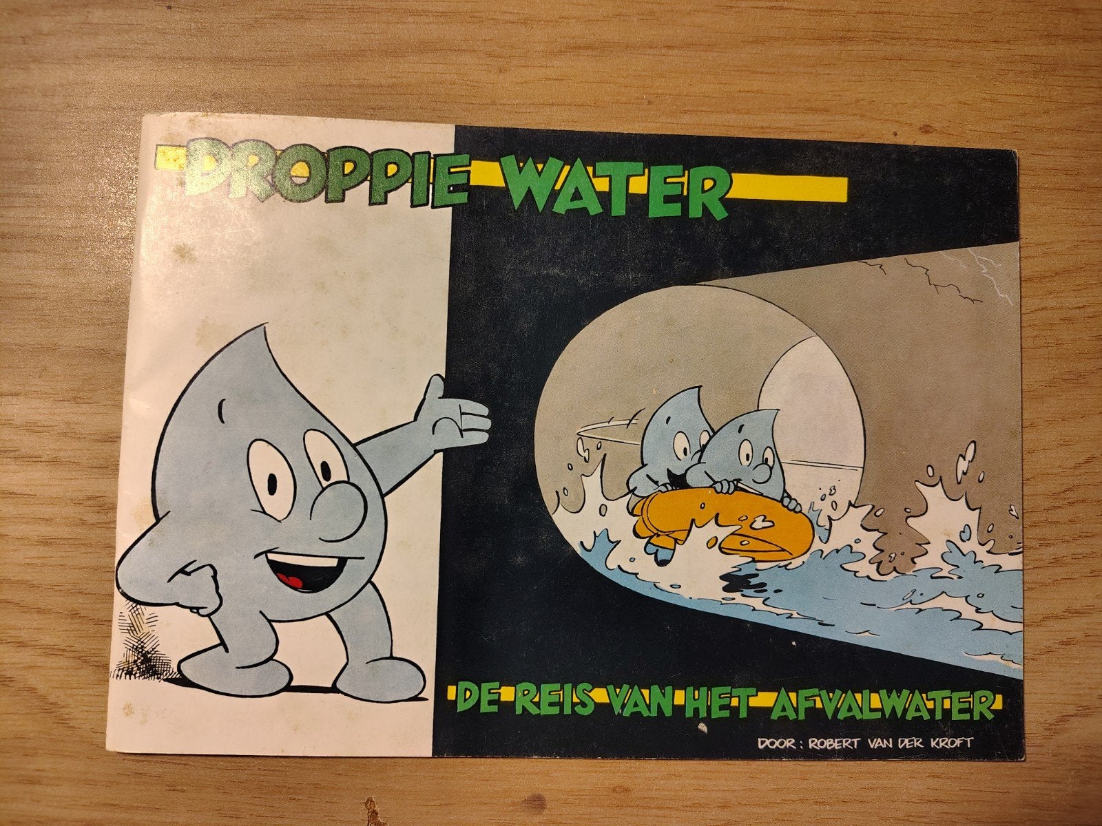 Droppie Water de reis van het afvalwater, Boeken, Eén stripboek, Ophalen of Verzenden, Zo goed als nieuw