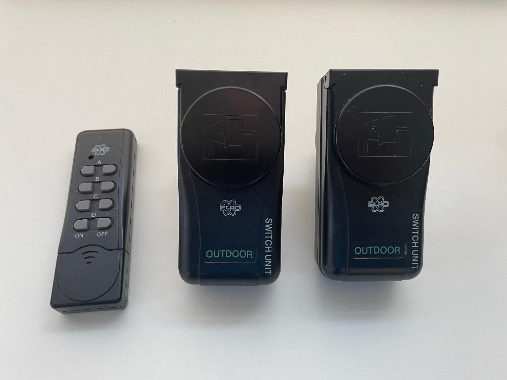 D907 Elro outdoor switch met afstandsbediening, Kunststof, Gebruikt, Minder dan 50 watt, Overige typen