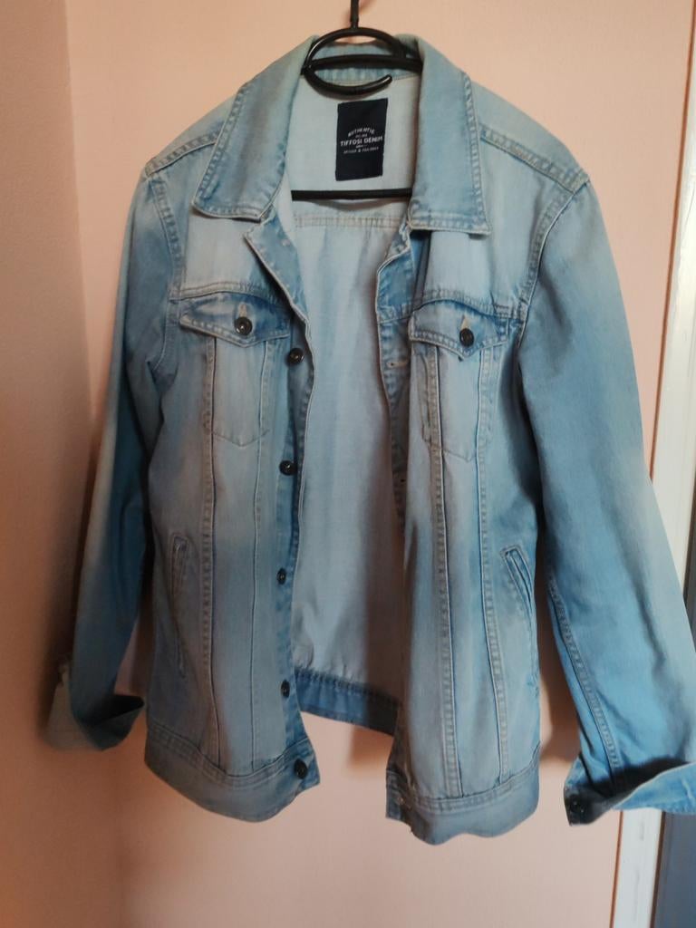 Tiffosi Denim spijkerjas, maat M, lichtblauw, Tiffosi Denim, Ophalen of Verzenden, Zo goed als nieuw, Maat 48/50 (M)