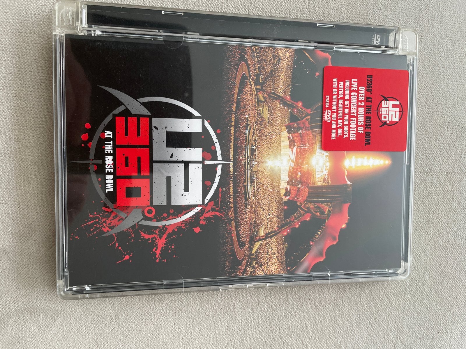 U2 360 At The Rose Bowl DVD - Live Concert Footage, Engels, Alle leeftijden, Ophalen of Verzenden, Zo goed als nieuw