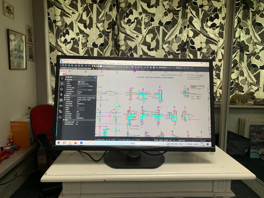 philips beeldscherm BDM3270 32 inch-Quad HD (1440x2560), Computers en Software, Monitoren, Ophalen, Gebruikt, Phillips., Onbekend