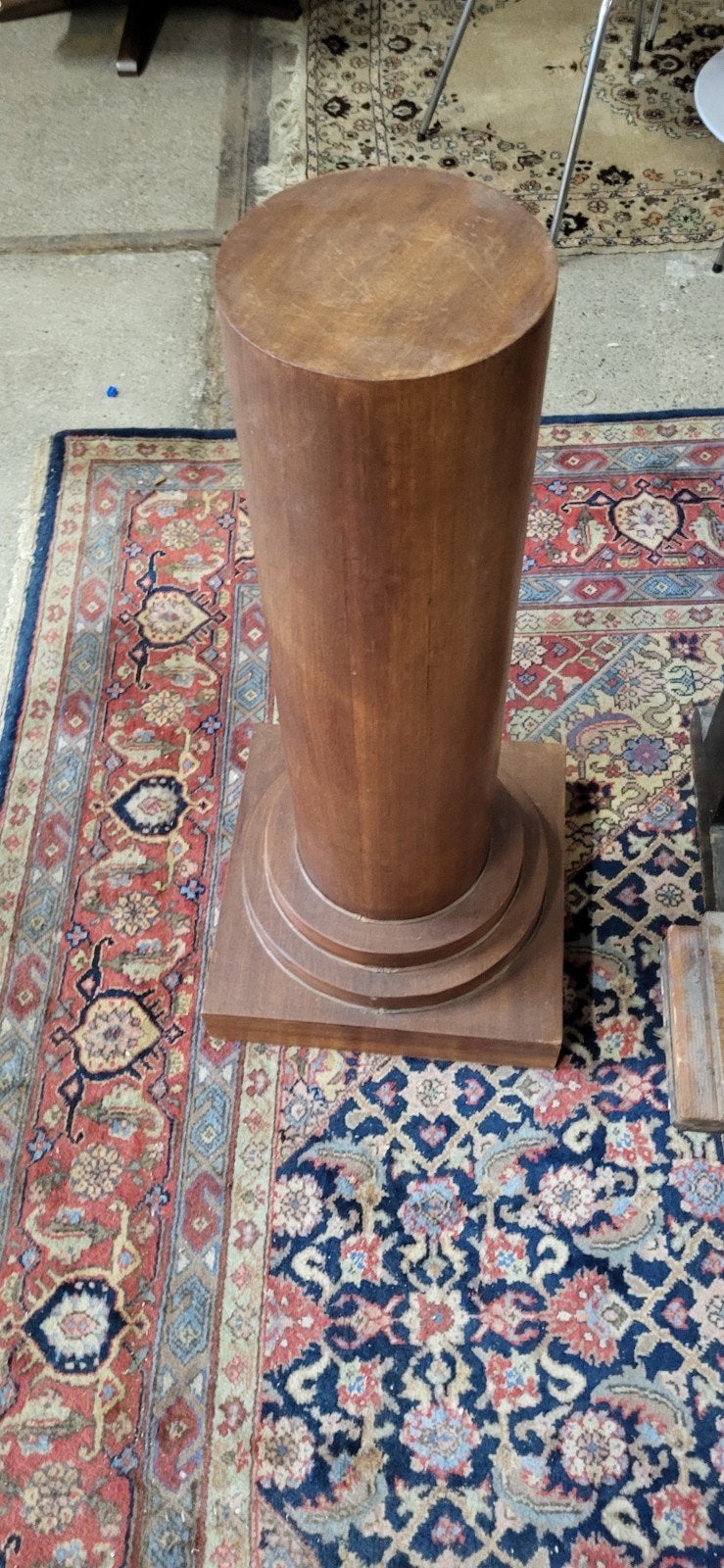 Decoratieve Houten Pilaar / Sokkel, Ophalen of Verzenden, Gebruikt