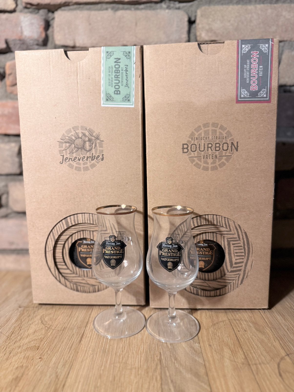 Hertog jan grand prestige vatgerijpt bourbon 2018, Ophalen, Zo goed als nieuw, Flesje(s), Hertog Jan