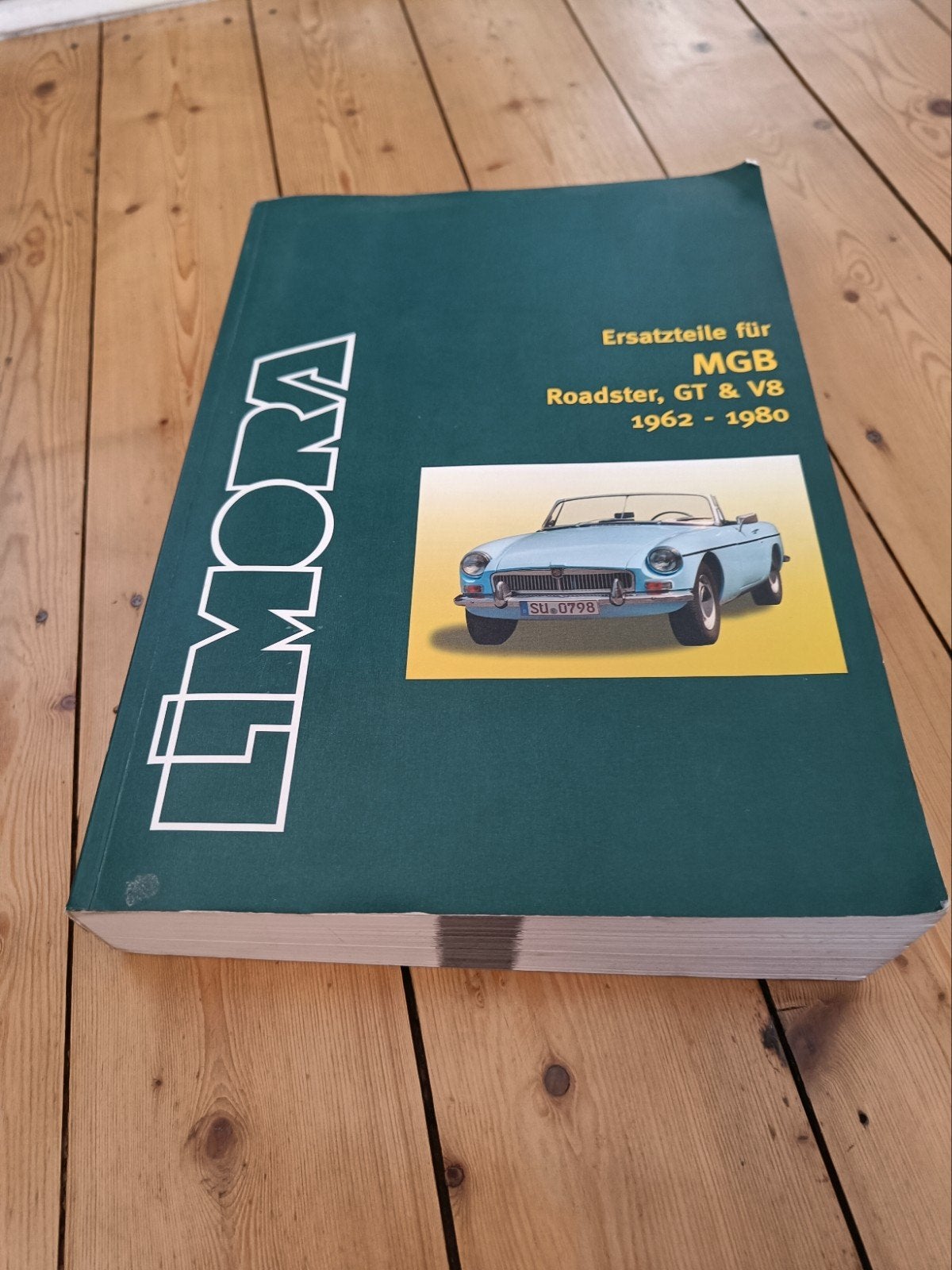 MGB Werkplaatsboek / Onderdelenboek 1962-1980 Limora, Boeken, Ophalen of Verzenden, Gelezen, Overige merken
