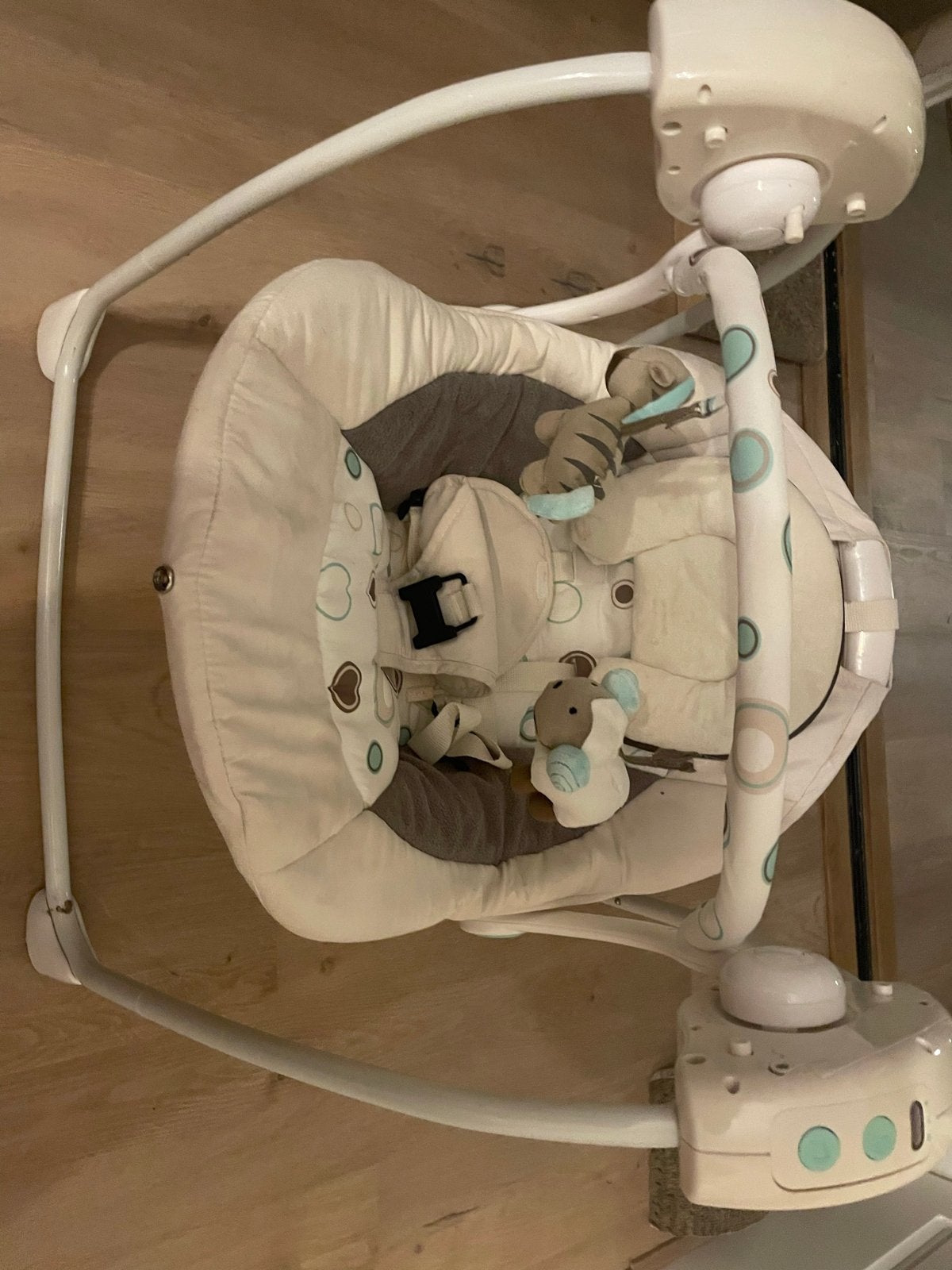 Elektrische baby Schommelstoel, Overige merken, Schommelstoel, Ophalen of Verzenden, Met gordel(s) of riempje(s)