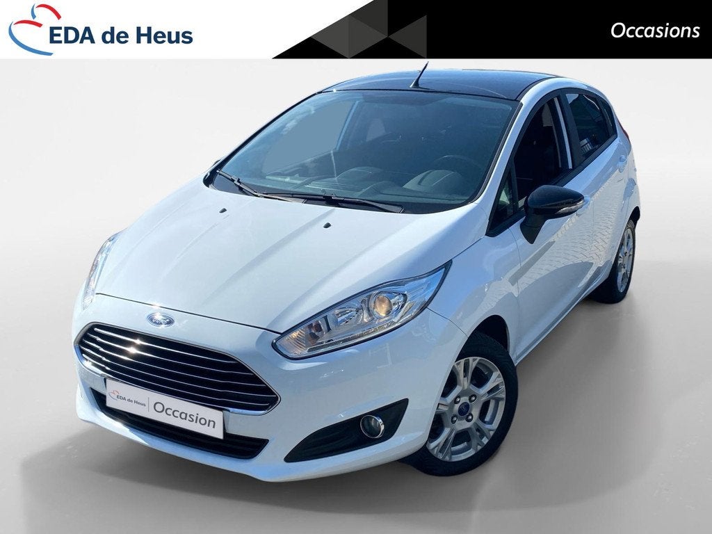 Ford Fiesta 5-deurs 1.0 White Edition airco | navigatie | mi, 12 maanden, Stof, 525 kg, Start-stop-systeem