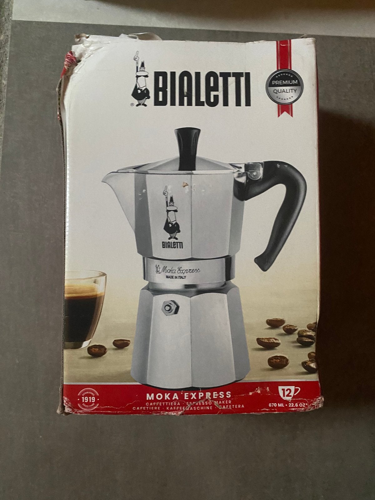 Bialetti Moka Express - Percolator - 12 kops - Aluminium, Ophalen of Verzenden, Nieuw, Overige modellen