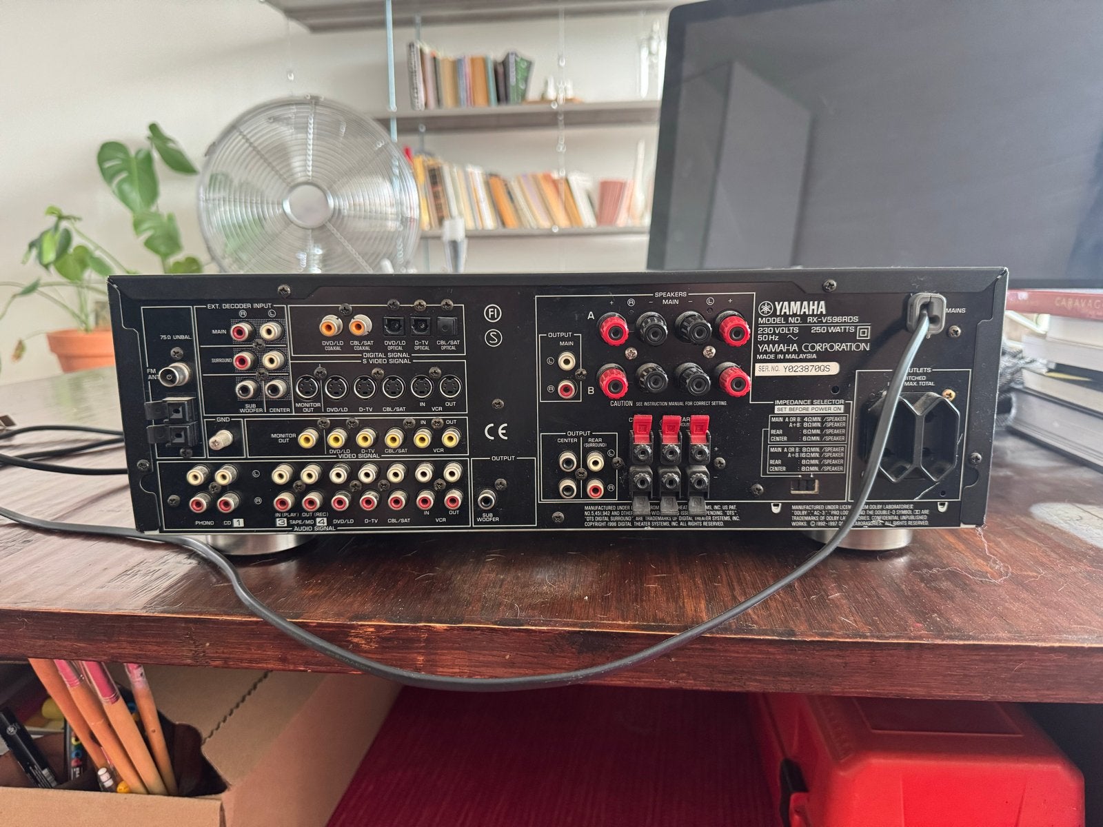 Yamaha RX-V596RDS AV Receiver – Fully Working, Audio, Tv en Foto, Versterkers en Receivers, Overige systemen, Yamaha, Ophalen of Verzenden