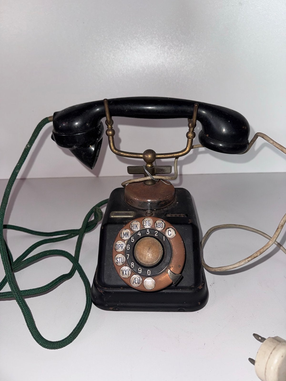 Antieke draaischijf telefoon, Ophalen of Verzenden