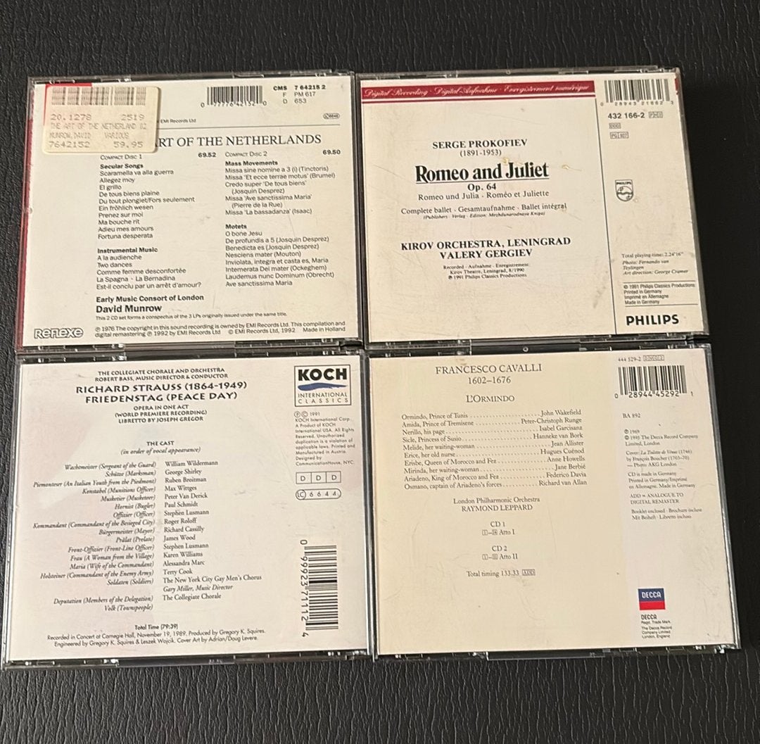 Klassieke cd set’s te koop - 7,50 per stuk, Verzenden, Classicisme, Zo goed als nieuw, Overige typen