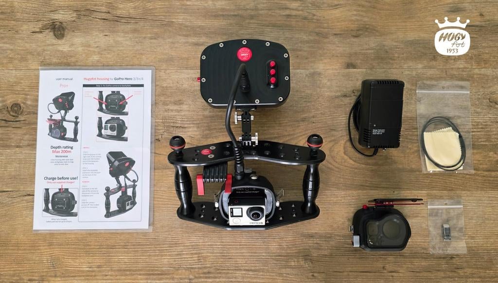Hugyfot OW-foto/video set met GoPro Hero4, Audio, Tv en Foto, Actiecamera's, Ophalen of Verzenden, Nieuw, GoPro
