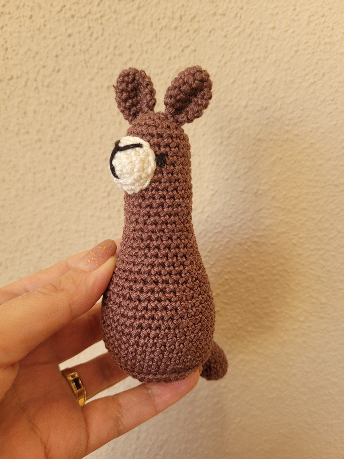 Gehaakte alpaca rammelaar knuffel, Ophalen of Verzenden, Nieuw, Kraamcadeau