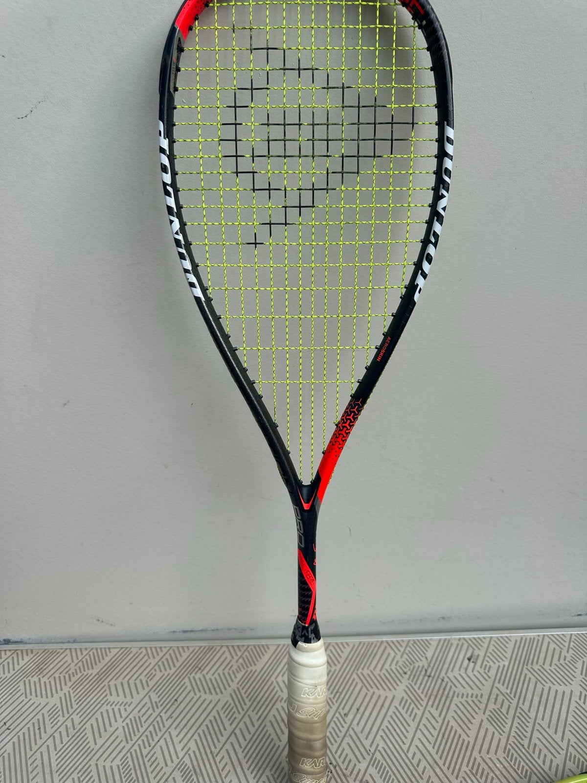 Dunlop Hyperfibre+ Revelation Pro Squash Racket, Sport en Fitness, Squash, Ophalen of Verzenden, Gebruikt, Racket
