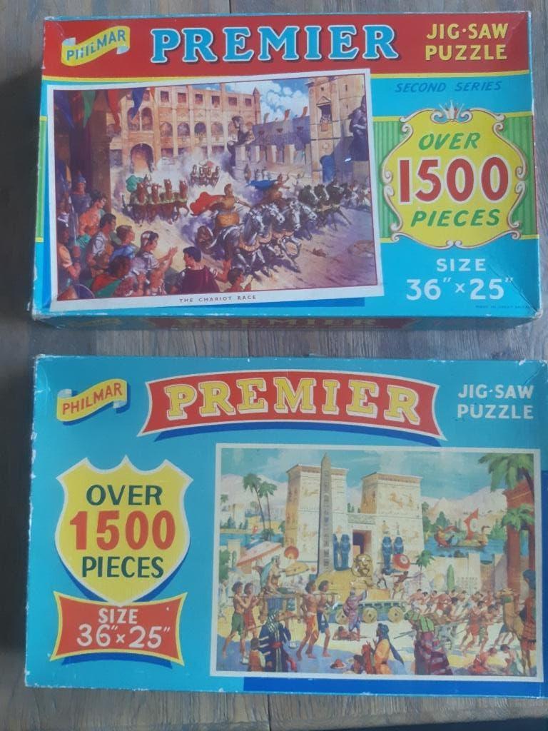 Philmar Ben‑Hur & Cleopatra – Zeldzame Complete Premier Set, Ophalen of Verzenden, Meer dan 1500 stukjes, Gebruikt, Legpuzzel