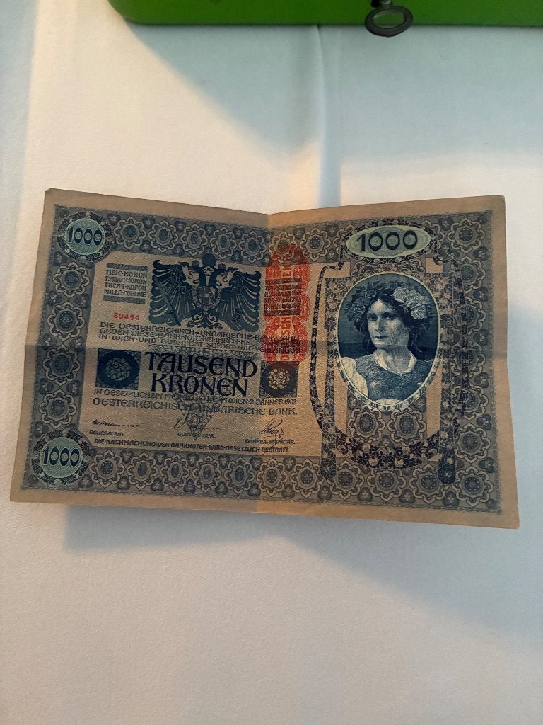 Oud Duits geld, Ophalen, Duitsland, Los biljet