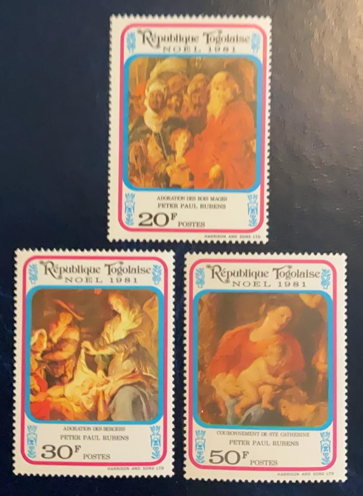 Togo - kerst 1981, Postzegels en Munten, Ophalen of Verzenden, Overige landen, Postfris