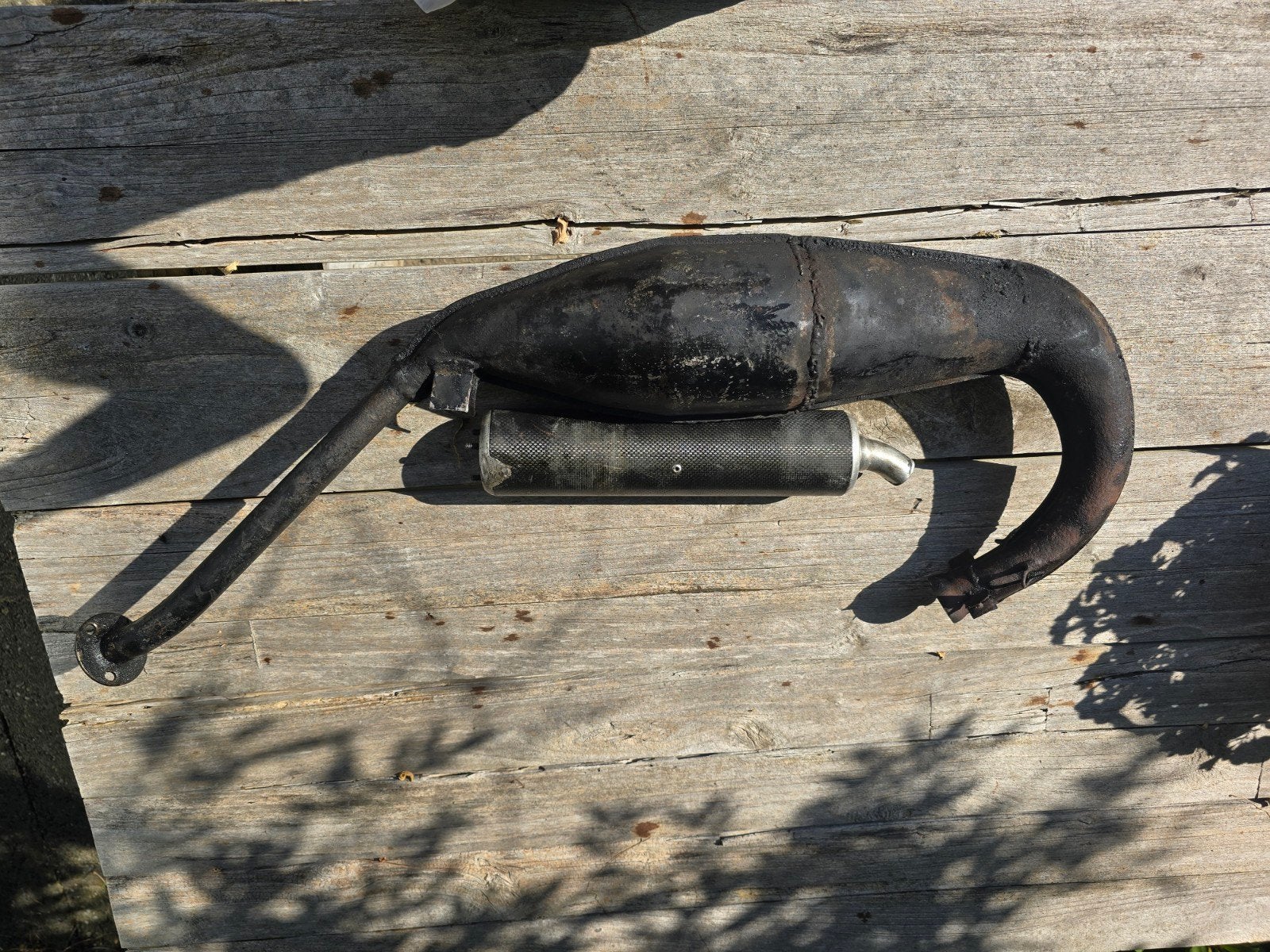 RS 125 Carbon-look demper en beun onbegrensde uitlaat, Ophalen