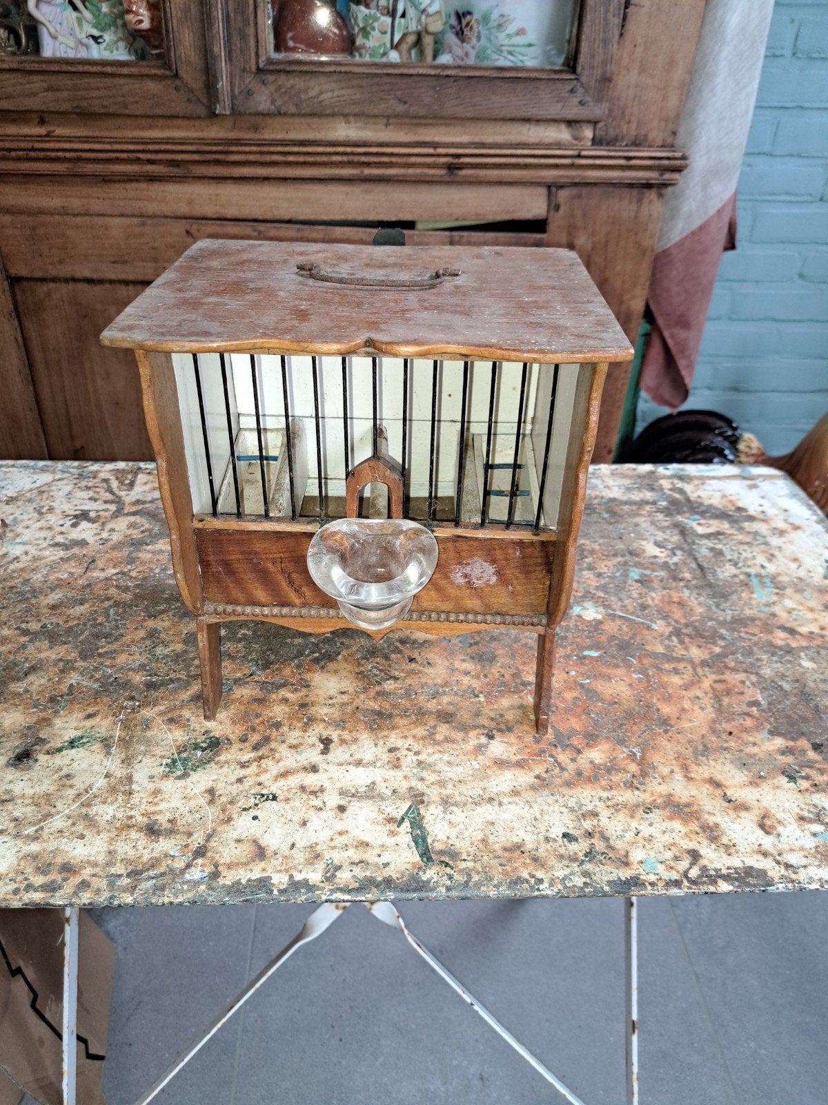 vinkenkooitje 3, Dieren en Toebehoren, Ophalen of Verzenden, Hout, Vogelkooi