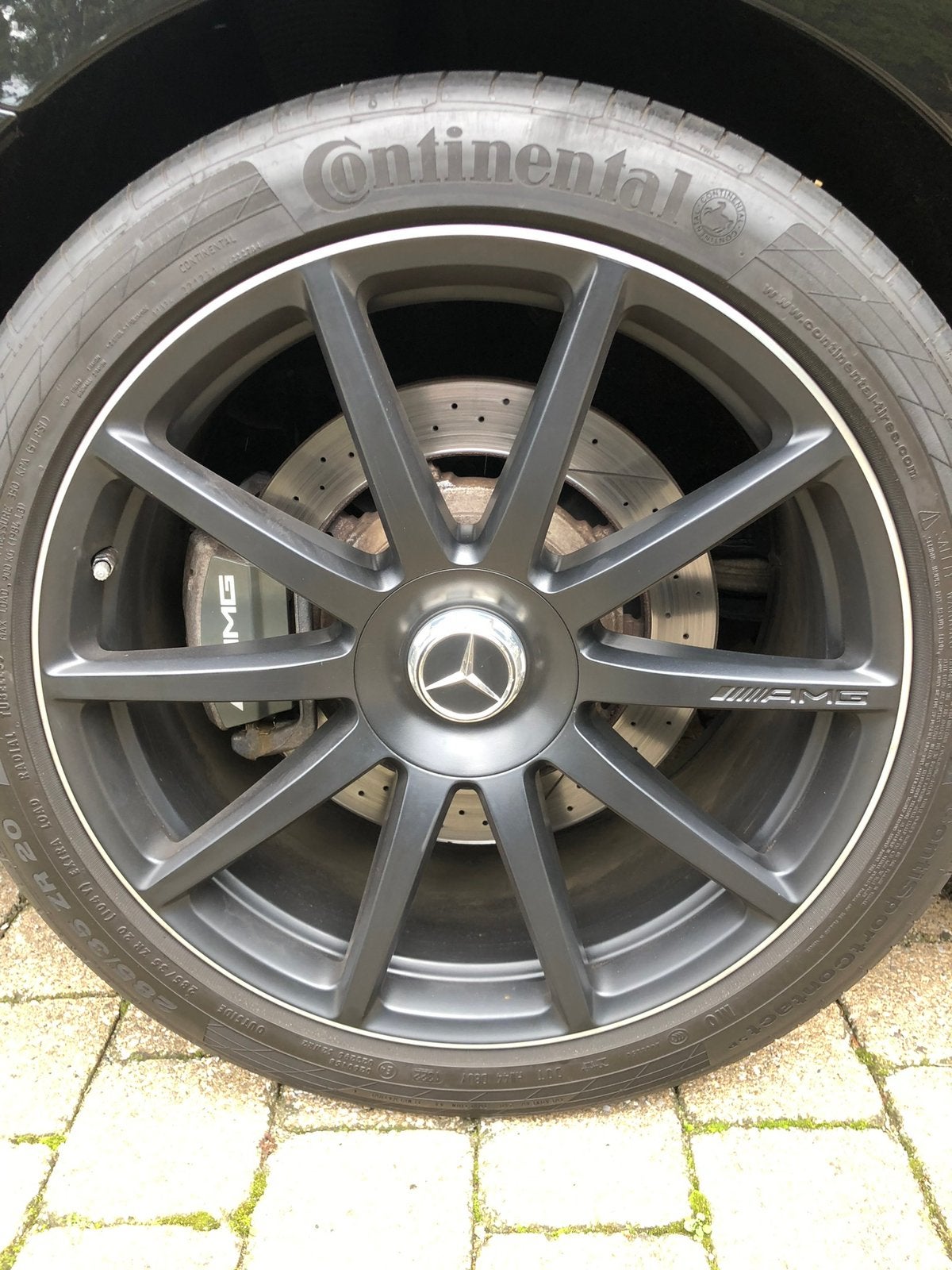 Mercedes orginele S63 AMG 20 inch breedset + banden, Auto-onderdelen, Ophalen, Gebruikt, 285 mm, Banden en Velgen