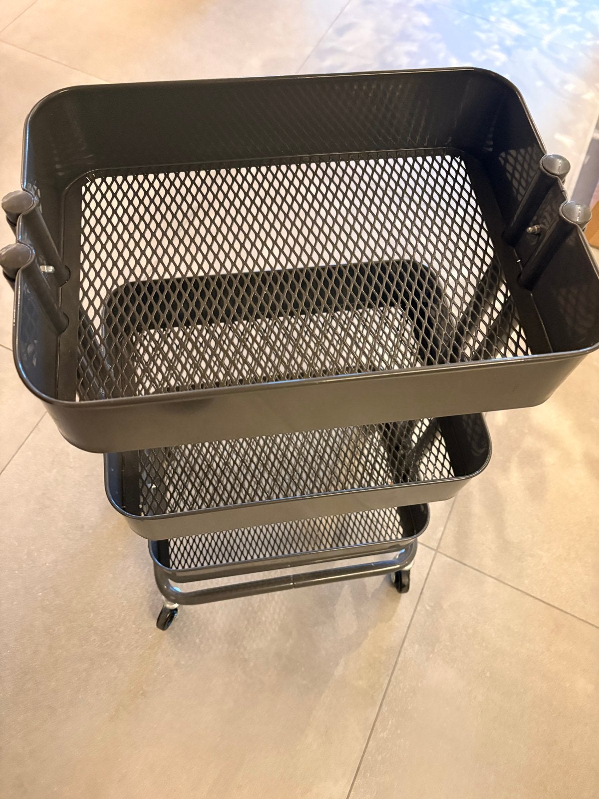 IKEA RÅSKOG Roltafel/karretje grijs, 79x25x43 cm, Ophalen, Gebruikt