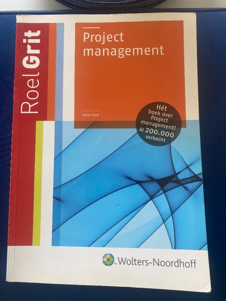 Boek project management, Boeken, Zo goed als nieuw, HBO, Ophalen of Verzenden, Gamma