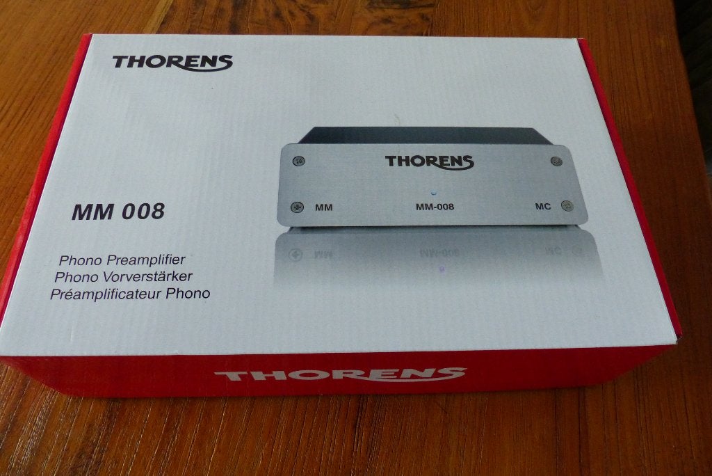 Thorens MM008 phone versterker, Ophalen of Verzenden, Zo goed als nieuw, Platenspeler, Thorens