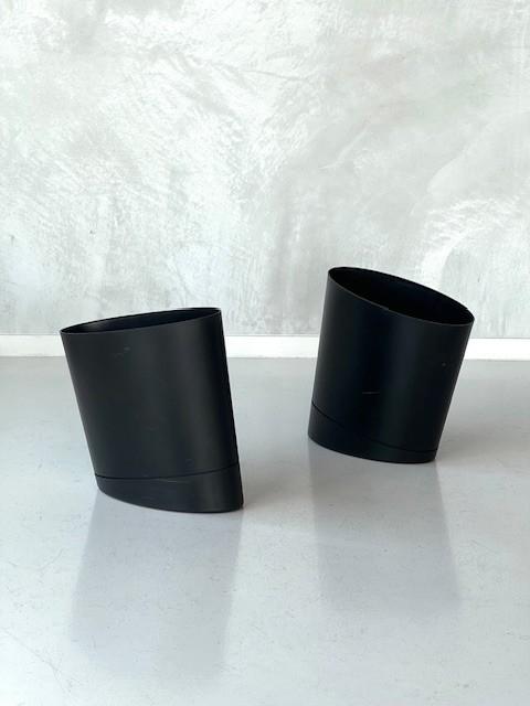 Manade prullenbakken 2x vintage design jaren 90 prijs p/stuk, Ophalen, Kunststof, Gebruikt, .