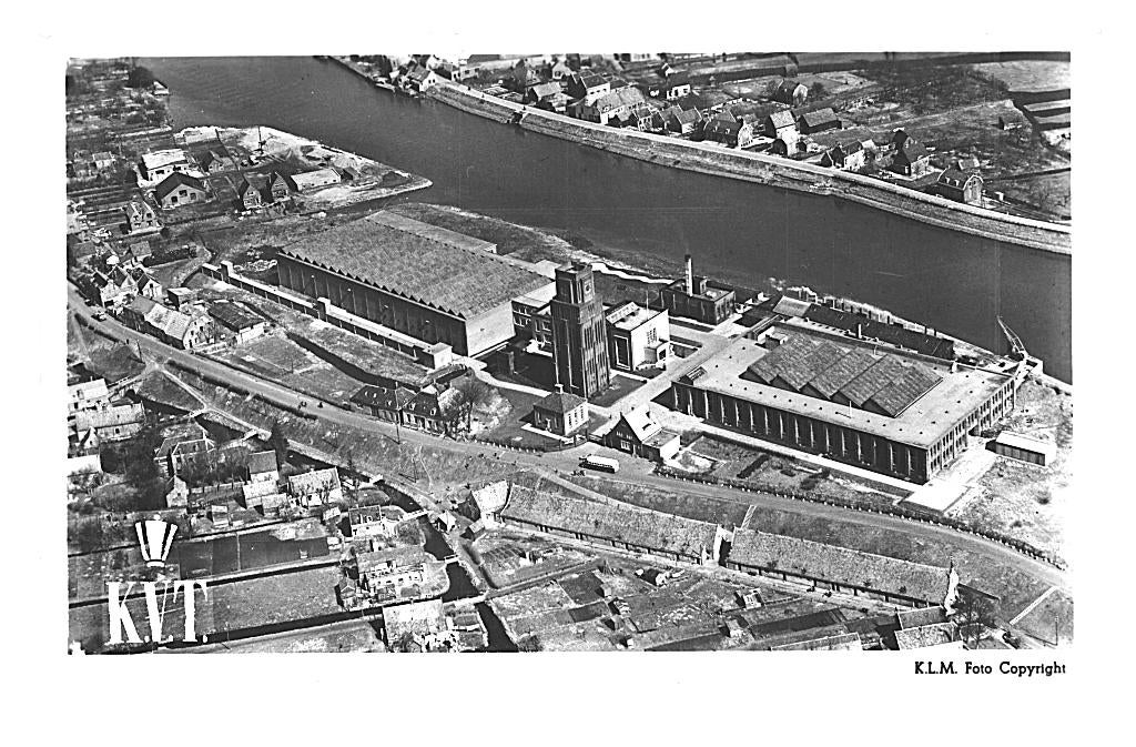 947000 Moordrecht ZH 1951 Roodstempel KVT Tapijtfabriek 1951, Ophalen of Verzenden, 1940 tot 1960, Gelopen, Zuid-Holland